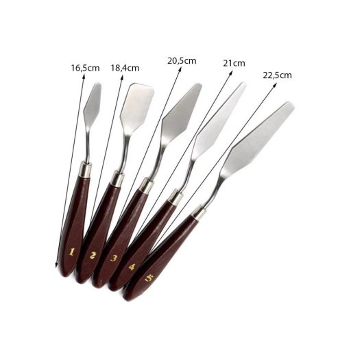 Festő spatula készlet 5db-os