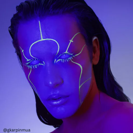 Mehron Liquid Makeup Purple (30ml) – Lila folyékony smink, vízbázisú airbrush festék