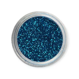 KiviArt Kozmetikai Csillámpor Azure KB13 - Azúrkék Glitter Csillámtetováláshoz