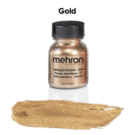 Mehron Metallic Powder - Gold 28gr