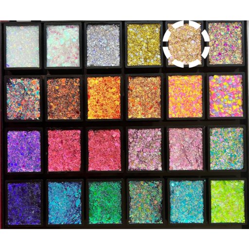 Fusion Glitter csillámkrém  utántöltő  Golden Fairy  UV