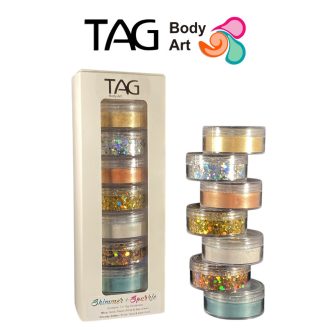 TAG Shimmer & Sparkle - Mica Powder & Chunky Glitter Pack