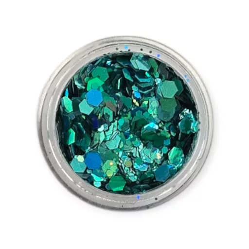 KiviArt Mixed Chunky Csillám CM17 - Vegyes Glitter Fesztiválra