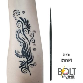 Bolt by Jest Paint RAVEN arcfestőecset  Round #1 Kontúr