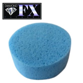 Diamond Fx Pofi arcfestő kerek szivacs - kék
