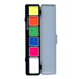 PXP 6 UV neon színek paletta + ecsettel (1x6g+5x3g)