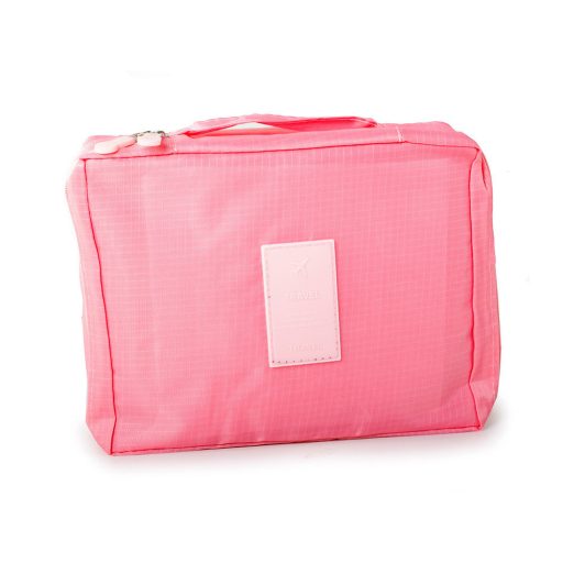 Utazó kozmetikai táska, "kocka" Pink