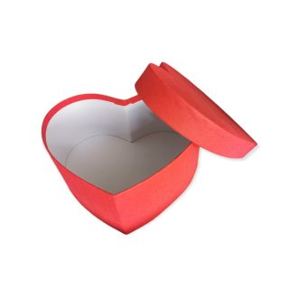 Papír ajándék doboz - szív alakú 11 cm