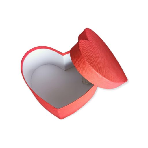 Papír ajándék doboz - szív alakú 11 cm