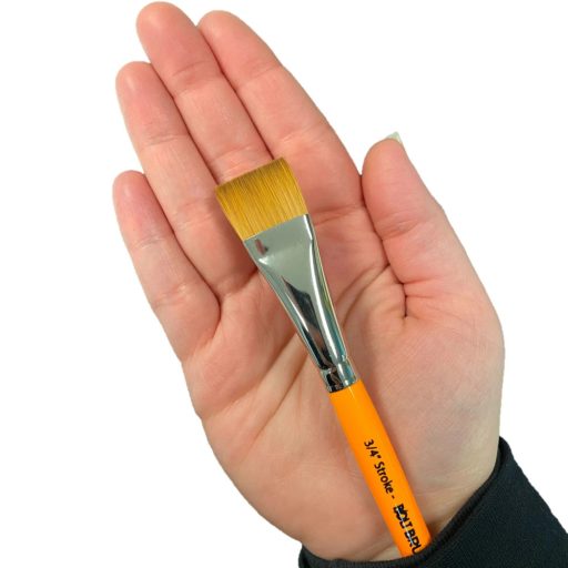 Bolt by Jest Paint arcfestőecset FIRM Stroke lapos 3/4"