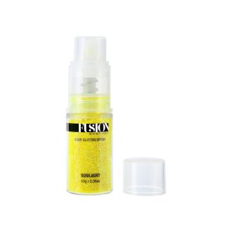 Fusion Glitter Pump Spray Sunlight - Holographic Yellow