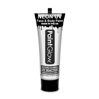 Paintglow Uv - Neon arc és testfesték fehér 10ml
