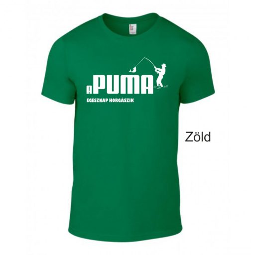 Póló - Apuma egésznap horgászik