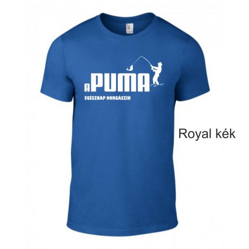 Póló - Apuma egésznap horgászik