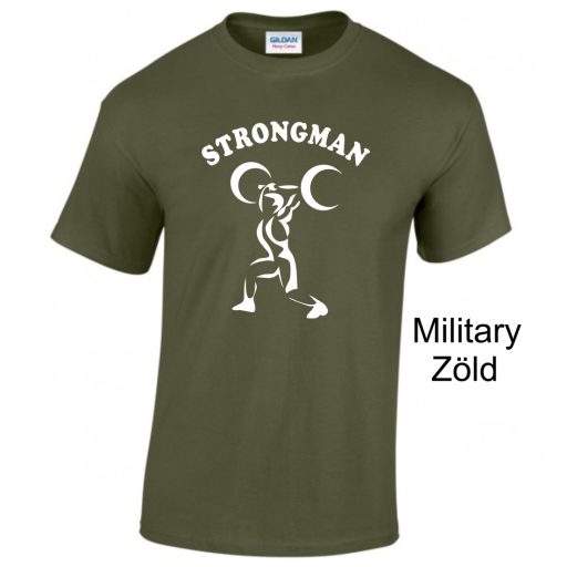 Strongman póló – Erőemelők és súlyemelők számára