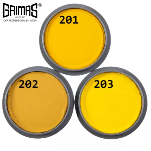 Grimas Water Make-up Pure 202 Oker sárga vízbázisú arcfesték
