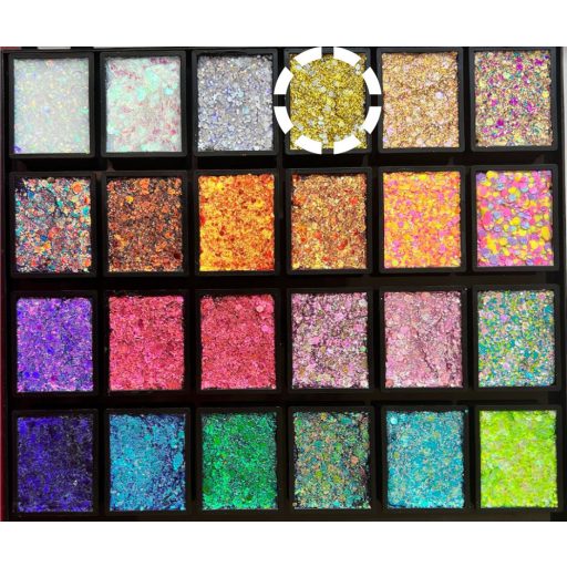 Fusion Glitter csillámkrém  utántöltő  Golden Rays