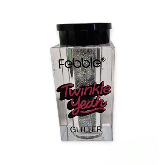 Febble Extra finom csillámpúder Ezüst