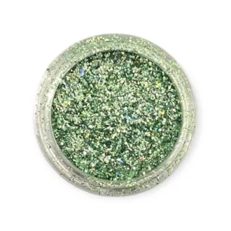 KiviArt Bio Kozmetikai Csillámpor Green YLB600 (3 ml) - Biológiailag Lebomló Zöld Glitter