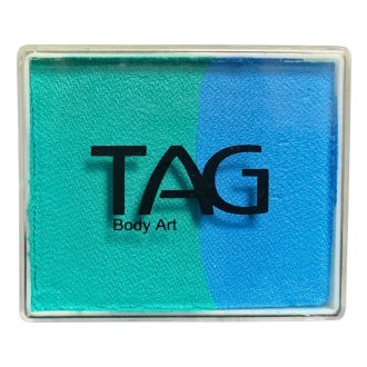TAG csíkos arcfesték TEAL & LIGHT BLUE 50gr