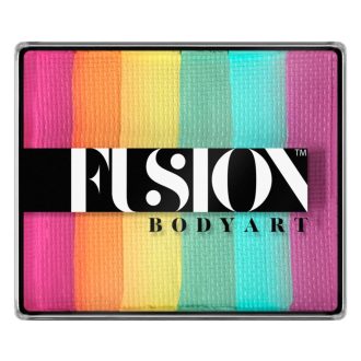 Fusion csíkos arcfesték Lodie UP Pastel Rainbow 40 gr