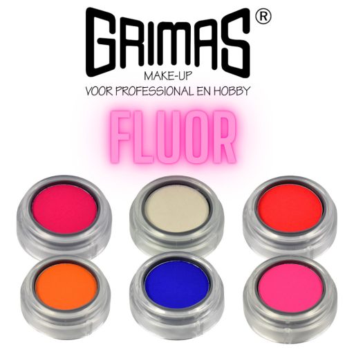 Grimas  UV Fluor Red arcfesték 2,5 ml 550
