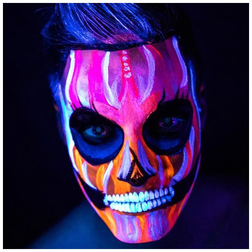 Grimas  UV Fluor Red arcfesték 2,5 ml 550