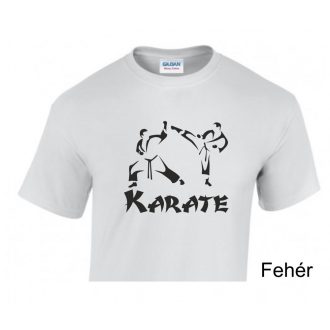 Póló - Karate mintával