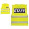 Láthatósági mellény staff felirattal