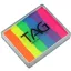 TAG csíkos arcfesték NEON RAIMBOW SPLIT 50gr