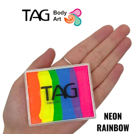TAG csíkos arcfesték NEON RAIMBOW SPLIT 50gr
