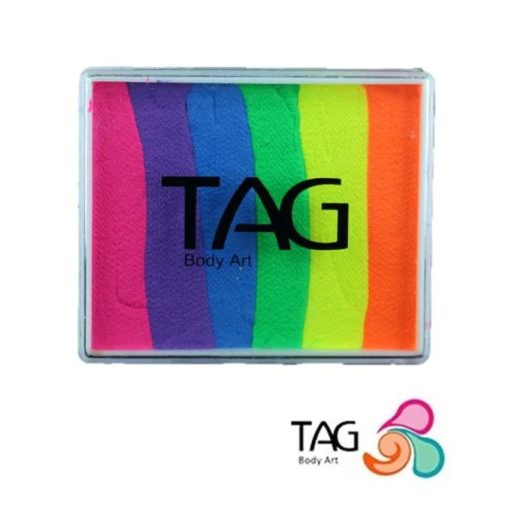 TAG csíkos arcfesték NEON RAIMBOW SPLIT 50gr