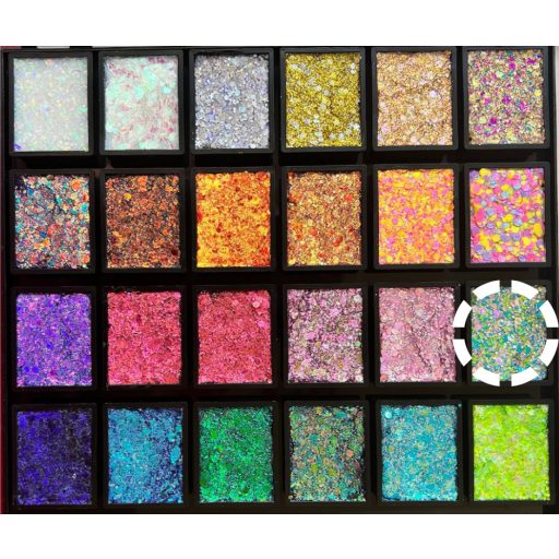 Fusion Glitter csillámkrém  utántöltő Unicorn Disco UV