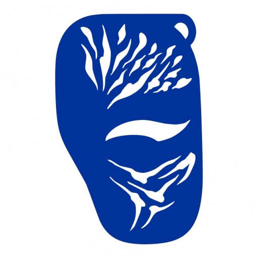 Arcfestés sablon - Tigris félarc minta