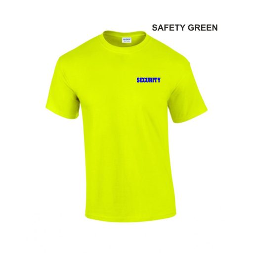 Biztonsági őr, Security, Rendező Póló Safety Green