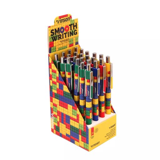 Vinson Golyóstoll 0,7 mm – Lego Mintás