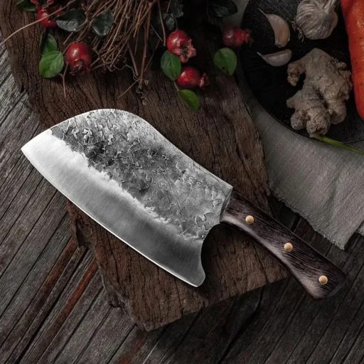 FOXTER Japán stílusú séfkés, 30 cm-es, kézzel kovácsolt, wenge fa markolattal