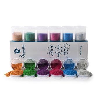 Superstar csillámszett 6 db - Laser Candy Fine 90ml