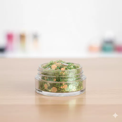 KiviArt Aurora Mixed Chunky Csillám XS13 - Sarki Fény Irizáló Glitter Sminkhez