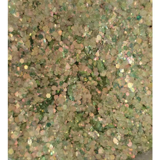 KiviArt Aurora Mixed Chunky Csillám XS13 - Sarki Fény Irizáló Glitter Sminkhez