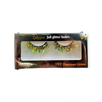   PXP Candy Luminous Chunky csillámos szempillák Calypso stílusú zöldsárga 41425