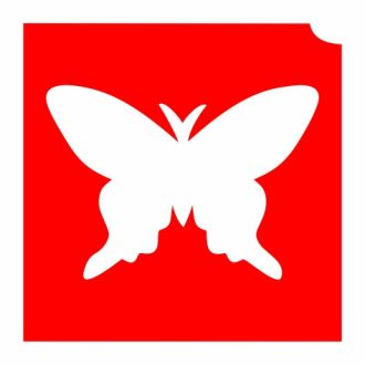 4x4cm Csillámtetoválás sablon 04 lepke 
