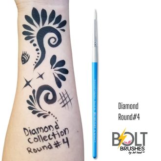 Bolt by Jest Paint Diamond arcfestőecset  Round #4 kerek 