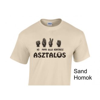 Póló - Kő Papír Olló Körfűrész Asztalos