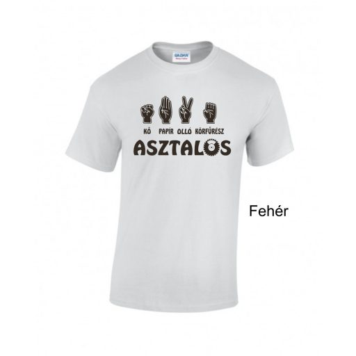 Póló - Kő Papír Olló Körfűrész Asztalos