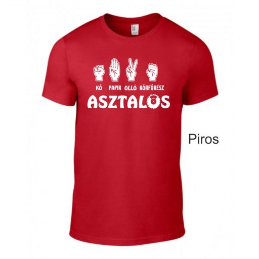 Póló - Kő Papír Olló Körfűrész Asztalos