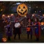 Narancssárga vigyorgó halloweeni tök pinata szülinapi és halloweeni partikhoz