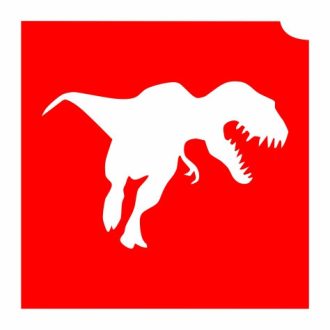 4x4cm Csillámtetoválás sablon 11 T Rex Dino