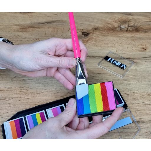 Leanne's Rainbow lapos ferde arcfestőecset 3/4"