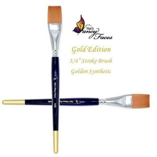 Nat's Fancy 3/4" lapos arcfestő ecset Gold Edition